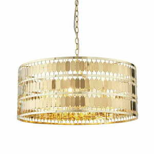Lampa wisząca Endon Eldora złota 5xE14 56 cm glamour small 0
