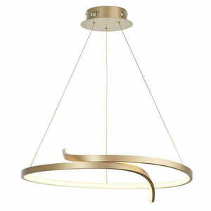 Lampa wisząca LED Endon Rafe złota biała 57 cm 36,5W 3000K trzy źródła światła small 0