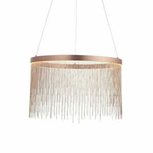 Lampa wisząca Endon Zelma miedziana LED 45 cm 20W 2800K small 0