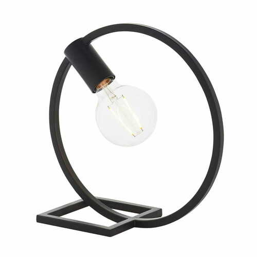 Sprawdź Lampa stojąca Endon Shape Circle czarna stal E27