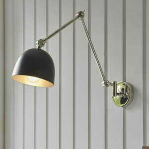 Kinkiet Endon Lehal nikiel/czarny E27 LED 1-punktowy small 2