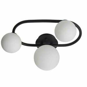 Lampa sufitowa Endon Pulsa czarna 3-punktowa IP44 G9 LED dł. 17,5-25,2 cm small 6