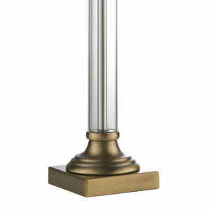 Lampa stojąca Endon Avebury mosiężna szklana klasyczna small 3