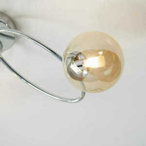 Plafon Endon Ellipse 95290, 3×G9, chrom i kolorowe szkło, Ø57 cm small 6
