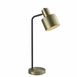 Lampa stojąca Endon Mayfield mosiężno-czarna stal E27 58,5 cm 95464 small 0