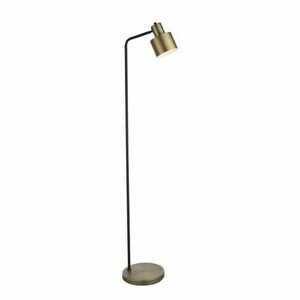 Lampa podłogowa Endon Mayfield mosiężno-czarna stal E27 small 0