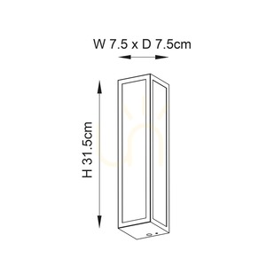 Kinkiet Endon Newham 96220, chrom i ryflowane szkło, 2 × G9, IP44 small 7