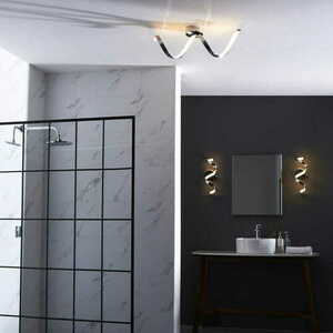 Kinkiet LED Endon Astral chrom biały IP44 3000K 12W 1350lm￼ small 2