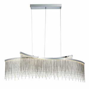 Lampa wisząca Endon Orphelia LED chrom srebrna 2-punktowa 97219 small 0