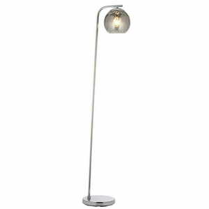 Lampa podłogowa Endon Dimple 97978, chrom i przydymione szkło, 150 cm, E27 small 0