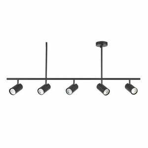 Plafon sufitowy Endon Rez czarny 5xGU10 LED ściemnialny stalowy small 5