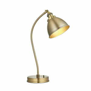 Lampa stołowa Endon Franklin antyczny mosiądz E14 46 cm 98747 small 0