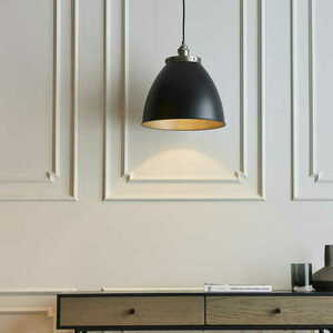 Lampa wisząca Endon Franklin czarna stal E27 33,5 cm 98749 small 2