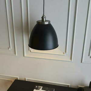 Lampa wisząca Endon Franklin czarna stal E27 33,5 cm 98749 small 5