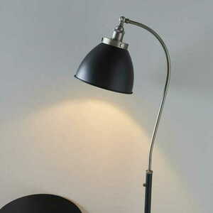 Lampa podłogowa Endon Franklin czarna stal E27 160 cm small 3