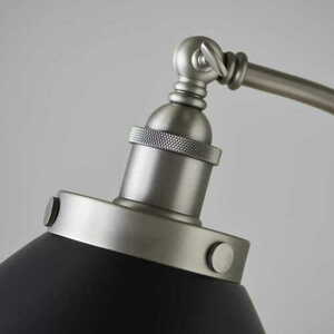 Lampa podłogowa Endon Franklin czarna stal E27 160 cm small 5