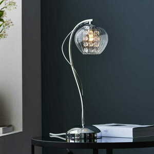 Lampa stołowa Endon Mesmer chrom stal szklana 3W G9 99572 small 3