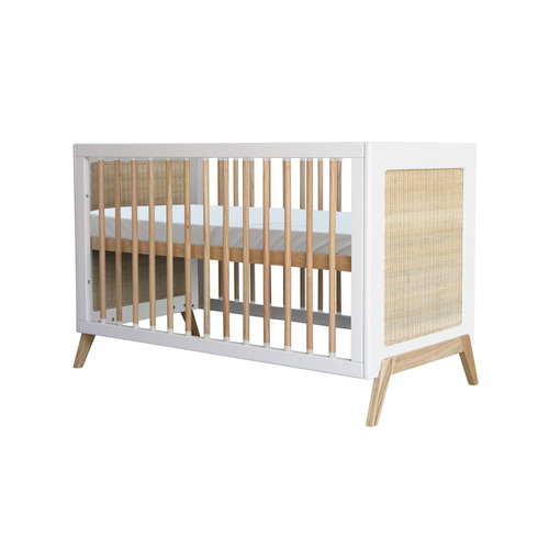 Sprawdź Marelia Evolutive Bed Rattan 60 x 120 - Neige