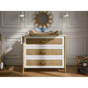 Oceania Rattan Cannes Chest of drawer - Neige small 6