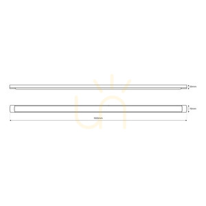 Listwa LED Batten Milagro 45 W 150 cm 4850 lm 4000 K EK9841 small 7