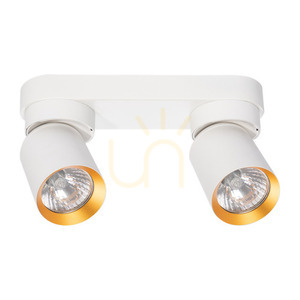 Lampa Sufitowa Andy 2x Gu10 Biały + Złoty small 4