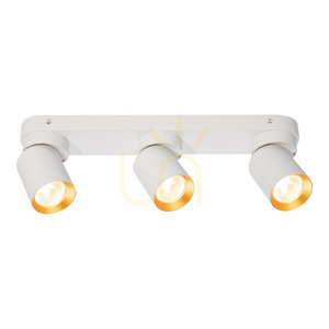 Lampa Sufitowa Andy 3x Gu10 Biały + Złoty small 1