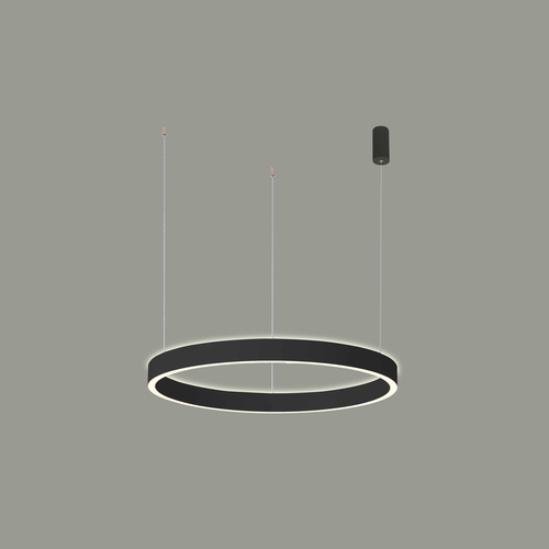 Sprawdź Lampa Wisząca Italux Brasco LED Czarna 60 cm 3000K/4000K PND-56215D-060RPP-BK-3KS4K-TRDIMM