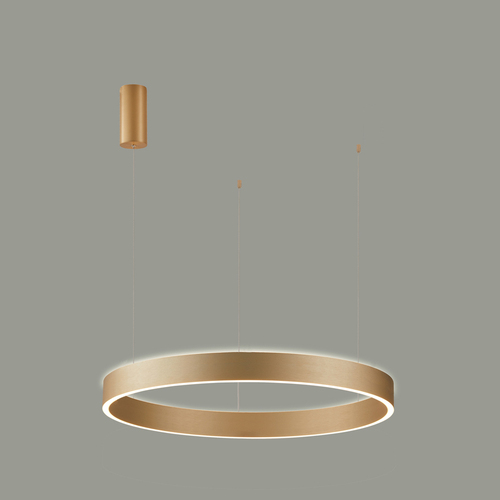 Sprawdź Lampa Wisząca Italux Brasco LED Złota Biała 80 cm 2xLED 80W Dimmable