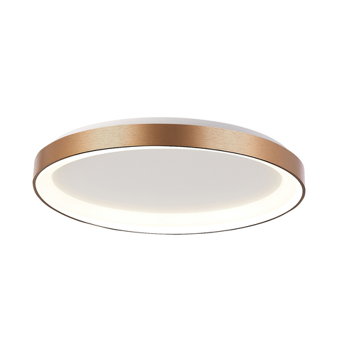 Sprawdź Plafon Italux Vico LED złoty biały 78 cm 5300 lm SKU PLF-53675-078RC-GD-3KS4K-TRDIMM