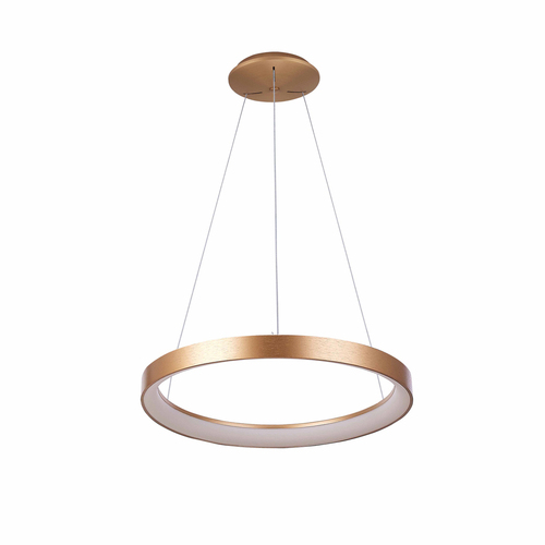 Sprawdź Lampa Wisząca Italux Vico LED Złota Biała 58 cm PND-53675-058RPC-GD-3KS4K-TRDIMM