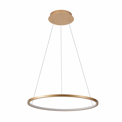 Sprawdź Lampa Wisząca Italux Vinola LED Złota 60 cm PND-56135B-060RPC-GD-3KS4K-TRDIMM