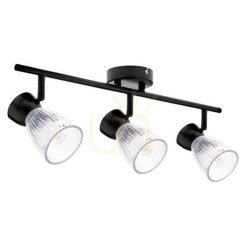 Sprawdź Lampa sufitowa Milagro BEST BLACK ML9972 czarna 3×E14 50 cm