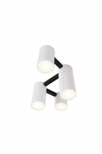 Sprawdź Plafon Max Light Laxer C0228 biały 4x7W metalowy 64x40x28 cm