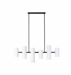 Lampa wisząca Max Light Laxer P0504 biała 6x7W metalowa 127 cm small 0