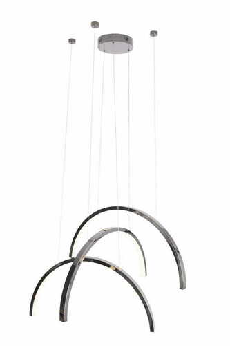 Sprawdź Lampa wisząca Max Light Trio Arc Shiny Black P0508 3-punktowa LED 80 cm