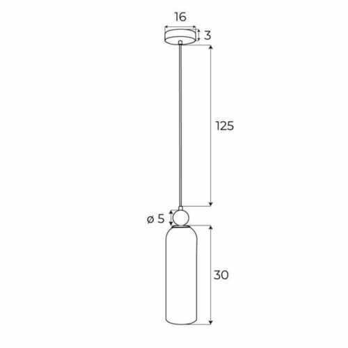 Sprawdź Lampa wisząca Max Light Campanila P0511 mosiądz szkło dymione 1xE27