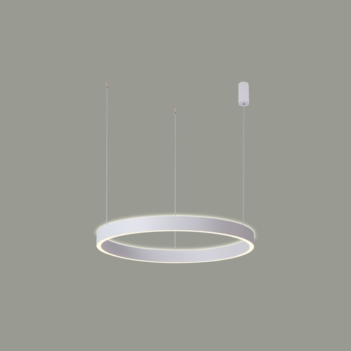 Sprawdź Lampa wisząca Italux Brasco LED biała 60 cm 2-punktowa dimmowalna
