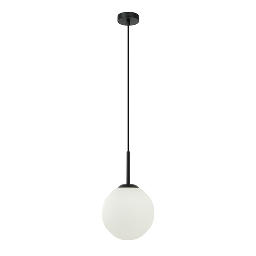 Sprawdź Lampa Wisząca Italux Deore czarna szklana E27 PND-5578-1S-BK