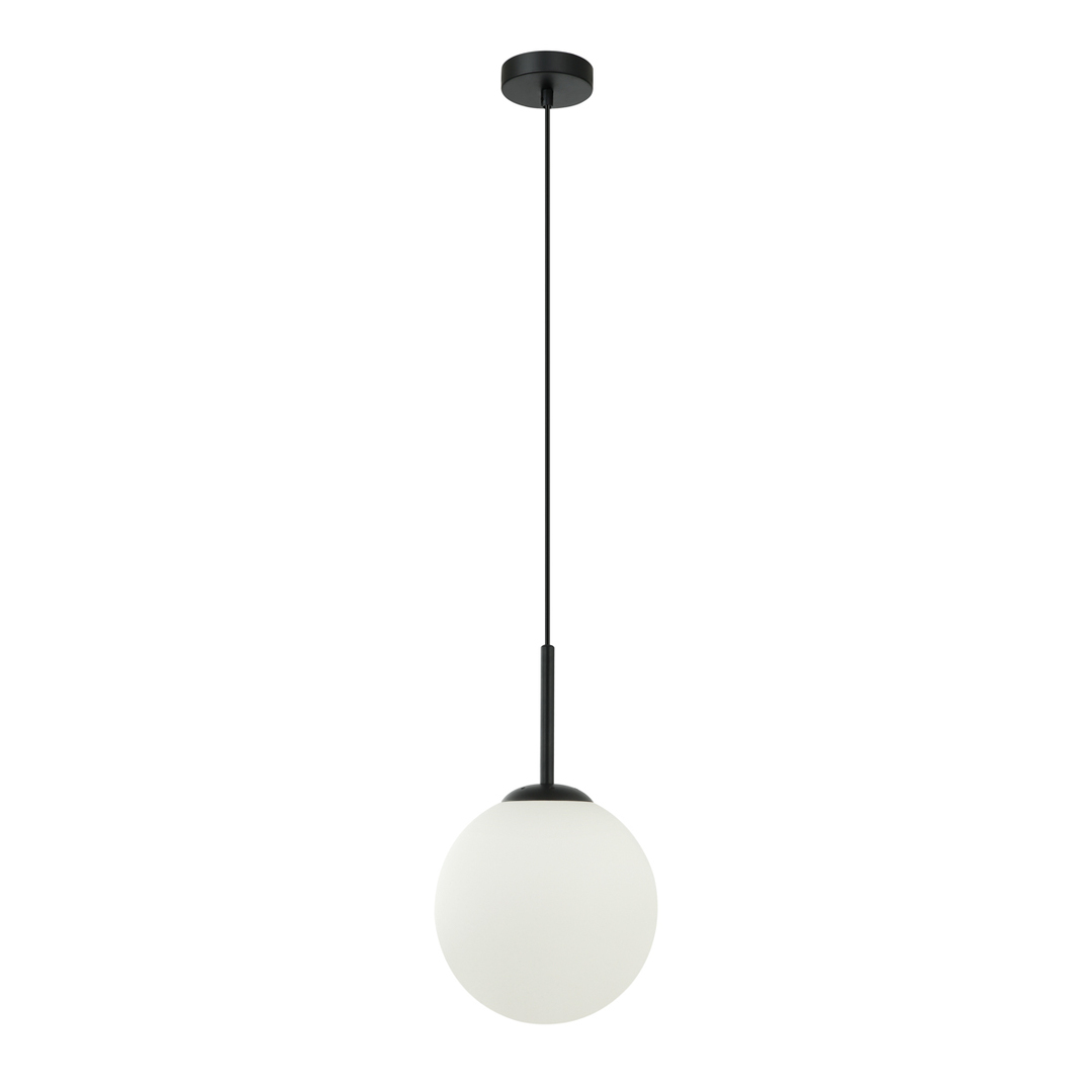 Sprawdź Lampa Wisząca Italux Deore czarna szklana E27 PND-5578-1S-BK Lampa Wisząca Italux Deore czarna szklana E27 PND-5578-1S-BK