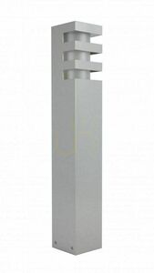 Słupek ogrodowy SU-MA RADO 2 AL srebrny 50 cm aluminium PMMA small 0
