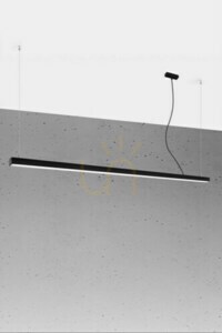 Lampa wisząca PINNE 200 czarna 3000K  - THORO small 0