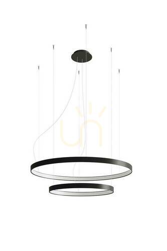 Sprawdź Żyrandol RIO 2 55/78 czarny LED 4000K  - THORO
