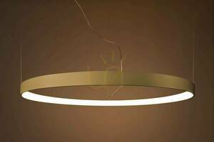 Żyrandol RIO 110 złoty LED 3000K  - THORO small 6