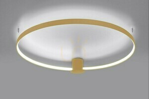 Plafon RIO 55 złoty LED 4000K  - THORO small 4