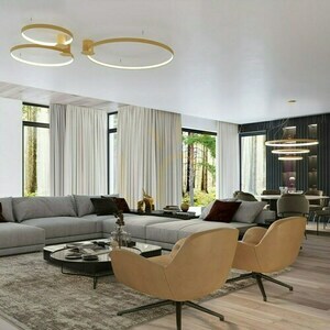 Plafon RIO 78 złoty LED 4000K  - THORO small 12