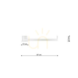 Plafon RIO 78 złoty LED 4000K  - THORO small 8