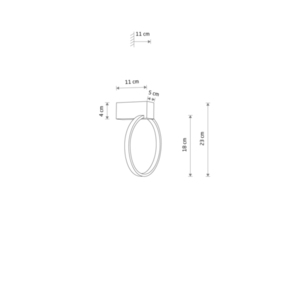 Kinkiet CIRCOLO LED XS 10808 Nowodvorski small 1