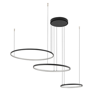 Lampa wisząca Nowodvorski CIRCOLO LED 10867 czarna 45 W 4000 K small 0