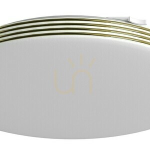 Plafon LED Milagro BEVER ML0250 biały ze złotymi paskami 26 cm 10 W 4000 K IP44 small 1