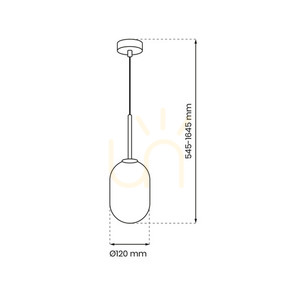 Czarna lampa wisząca Milagro ALIAS ML0322 1×G9 maks. 8 W LED Ø12 cm small 4